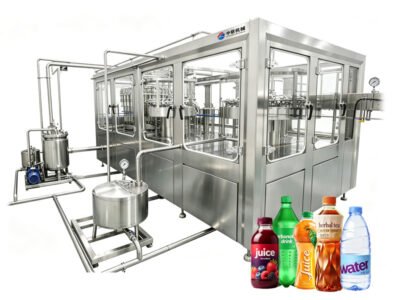 PET Bottle 3-in-1 Rinsing-Filling-Capping Monoblock Machine