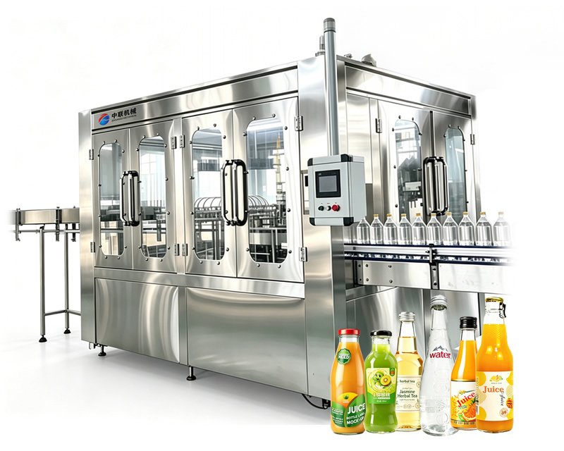 BRGF Series Glass Bottle 3-in-1 Rinsing-Filling-Capping Machine - 图片 2