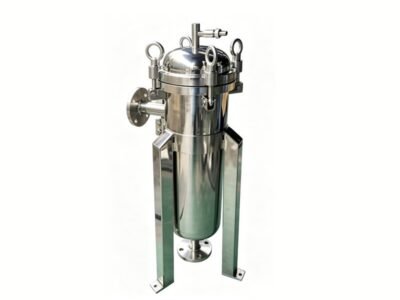 Food-Grade Stainless Steel Bag Filter Housing | Quick-Open 1–200μm Liquid Filter