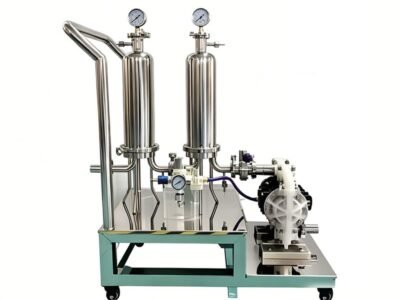 Mobile Sanitary Duplex Microporous Membrane Filter | Non-Stop 0.22μm Cart Filter