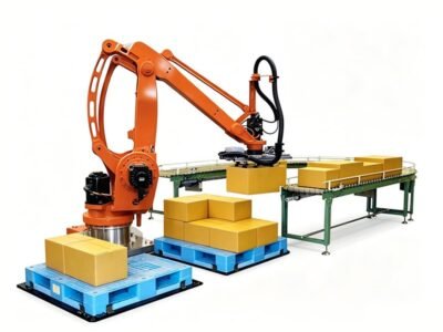 Low-Position Robotic Carton Palletizer &ndash; Automatic Case Stacking System